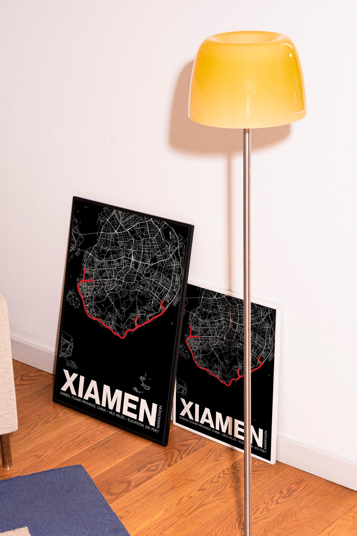 Xiamen Marathon Poster - Grid Style