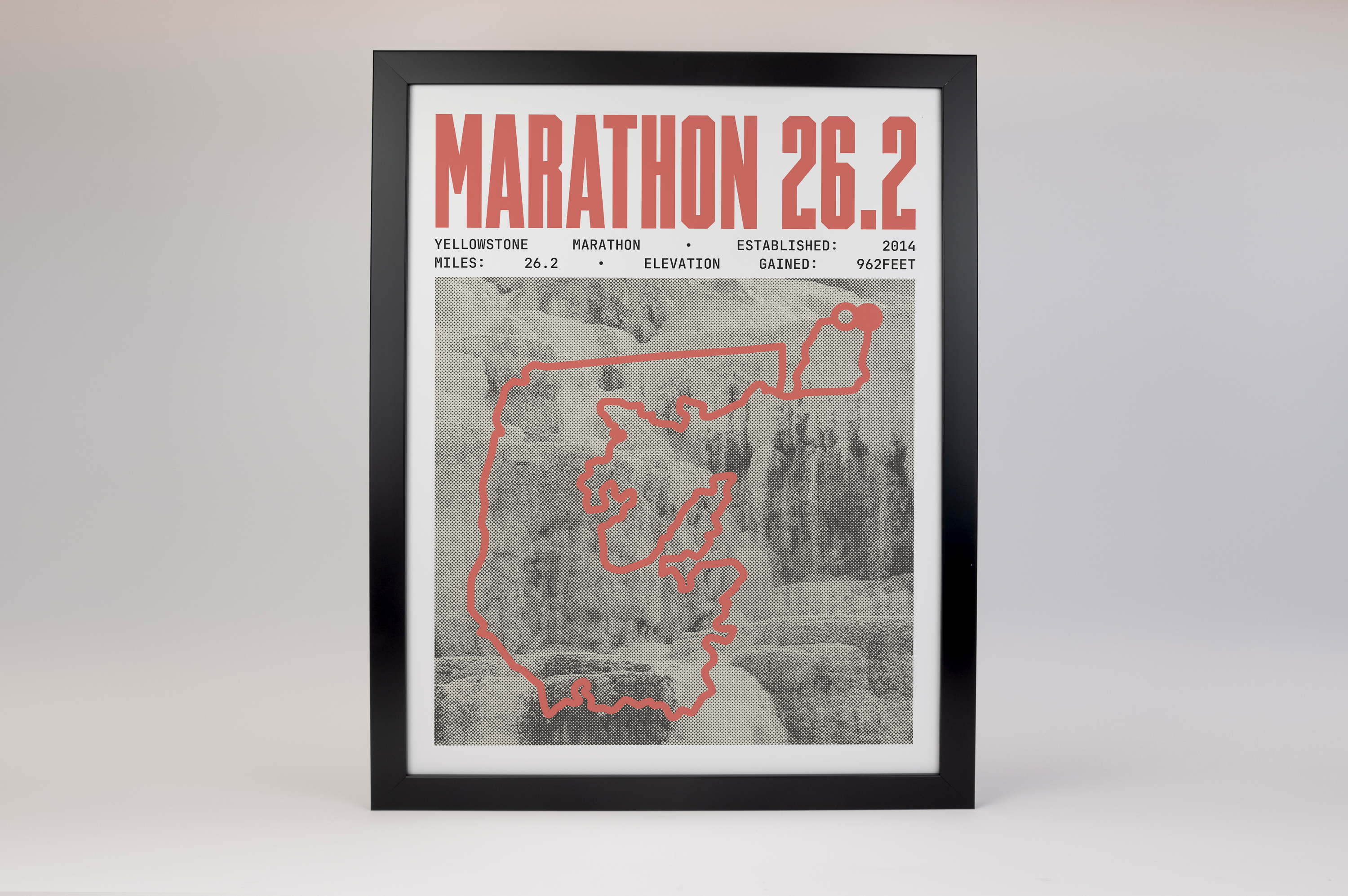 Yellowstone Marathon Poster