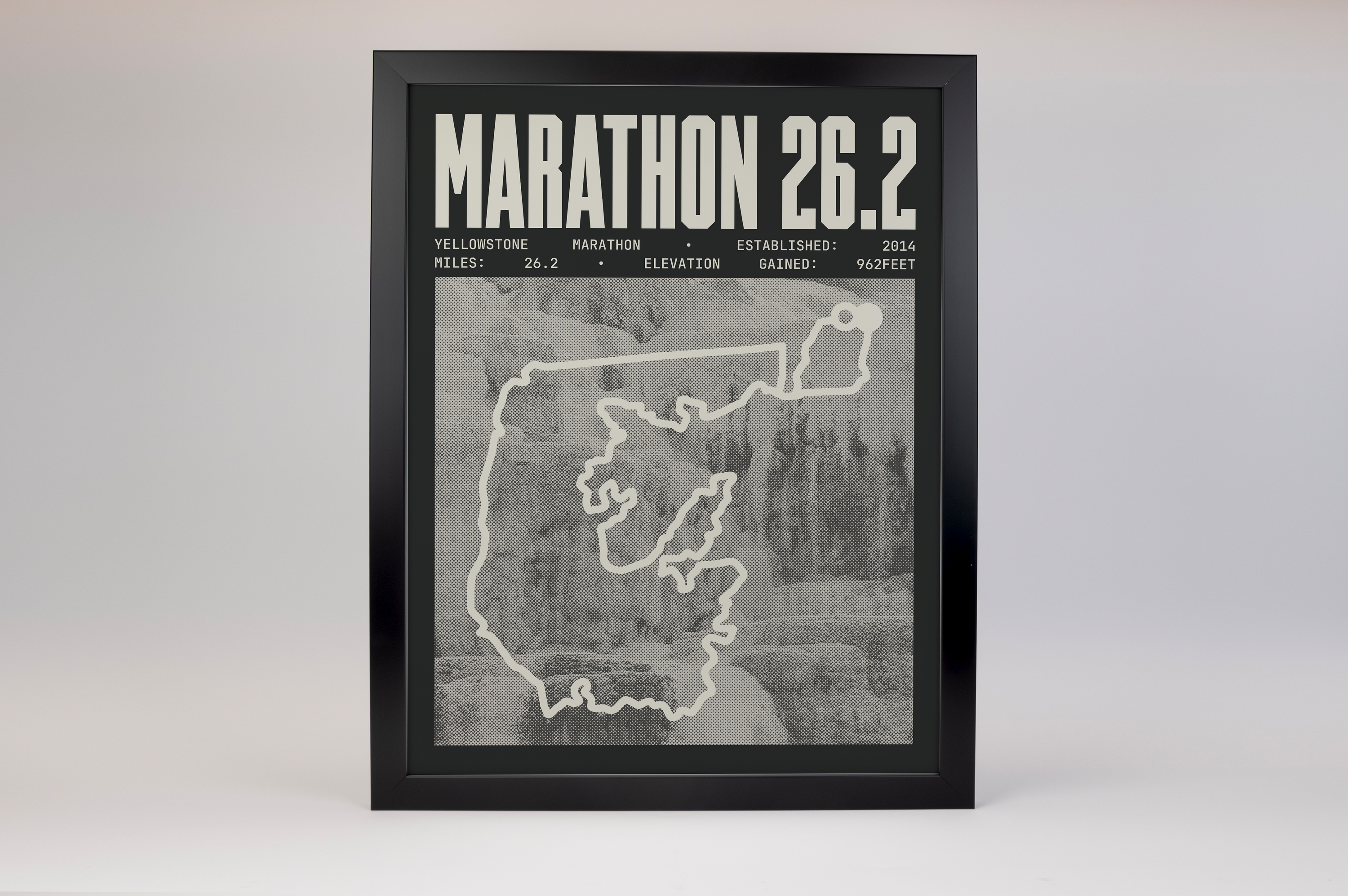 Yellowstone Marathon Poster