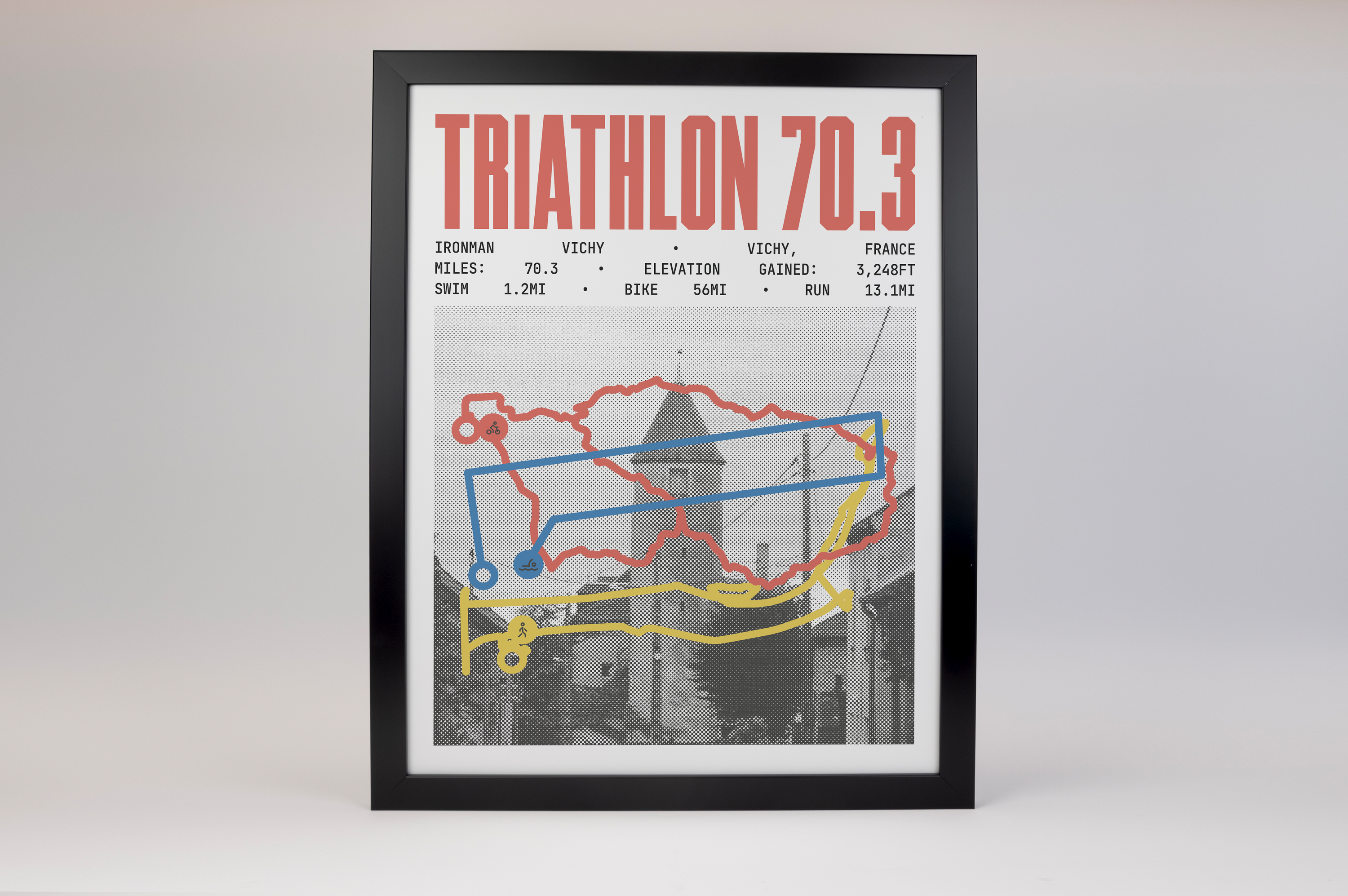 Ironman 70.3 Vichy Poster