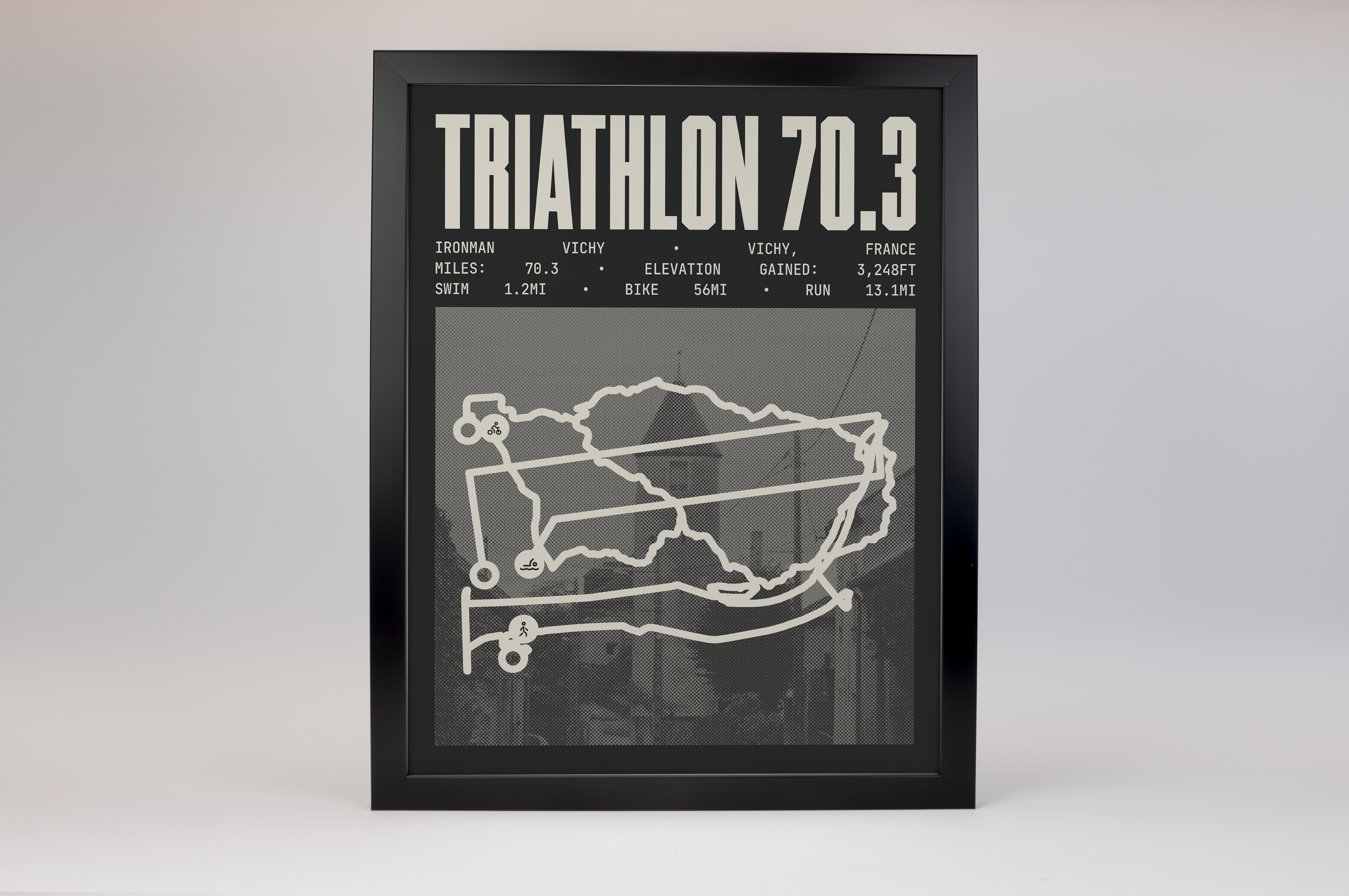 Ironman 70.3 Vichy Poster