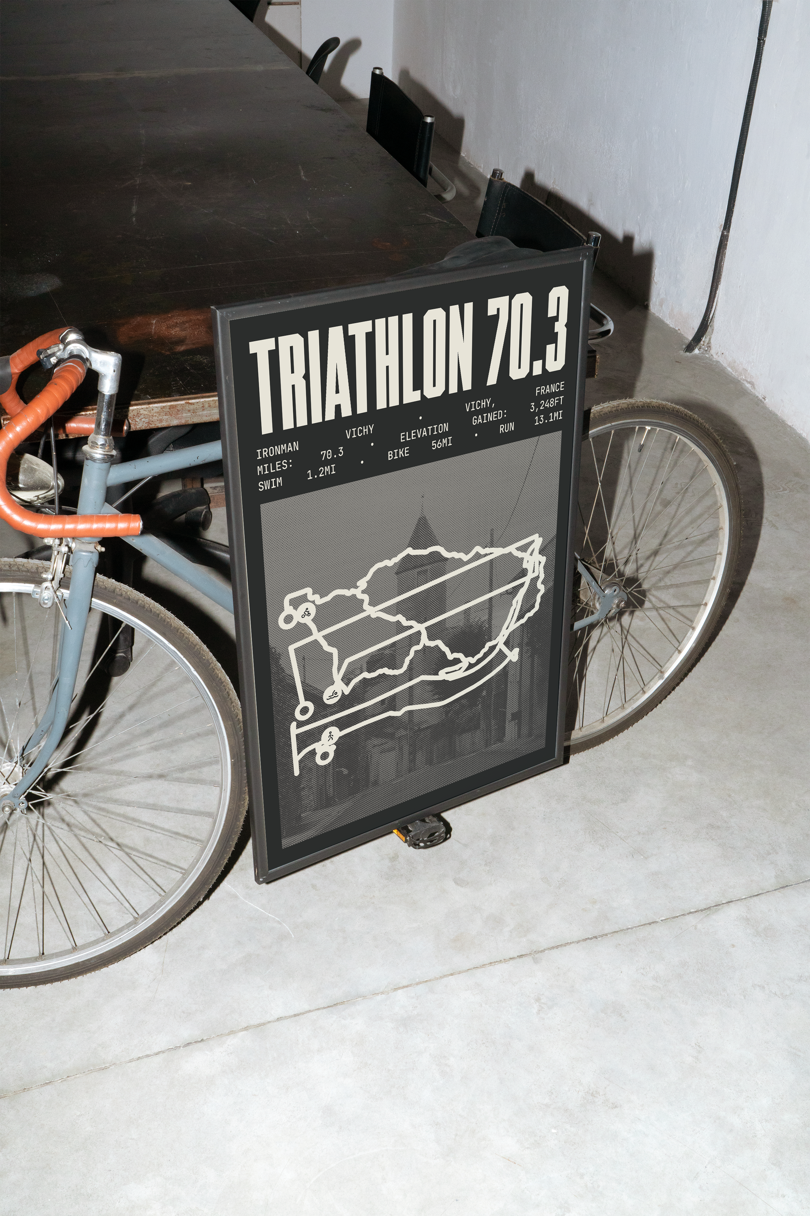 Ironman 70.3 Vichy Poster
