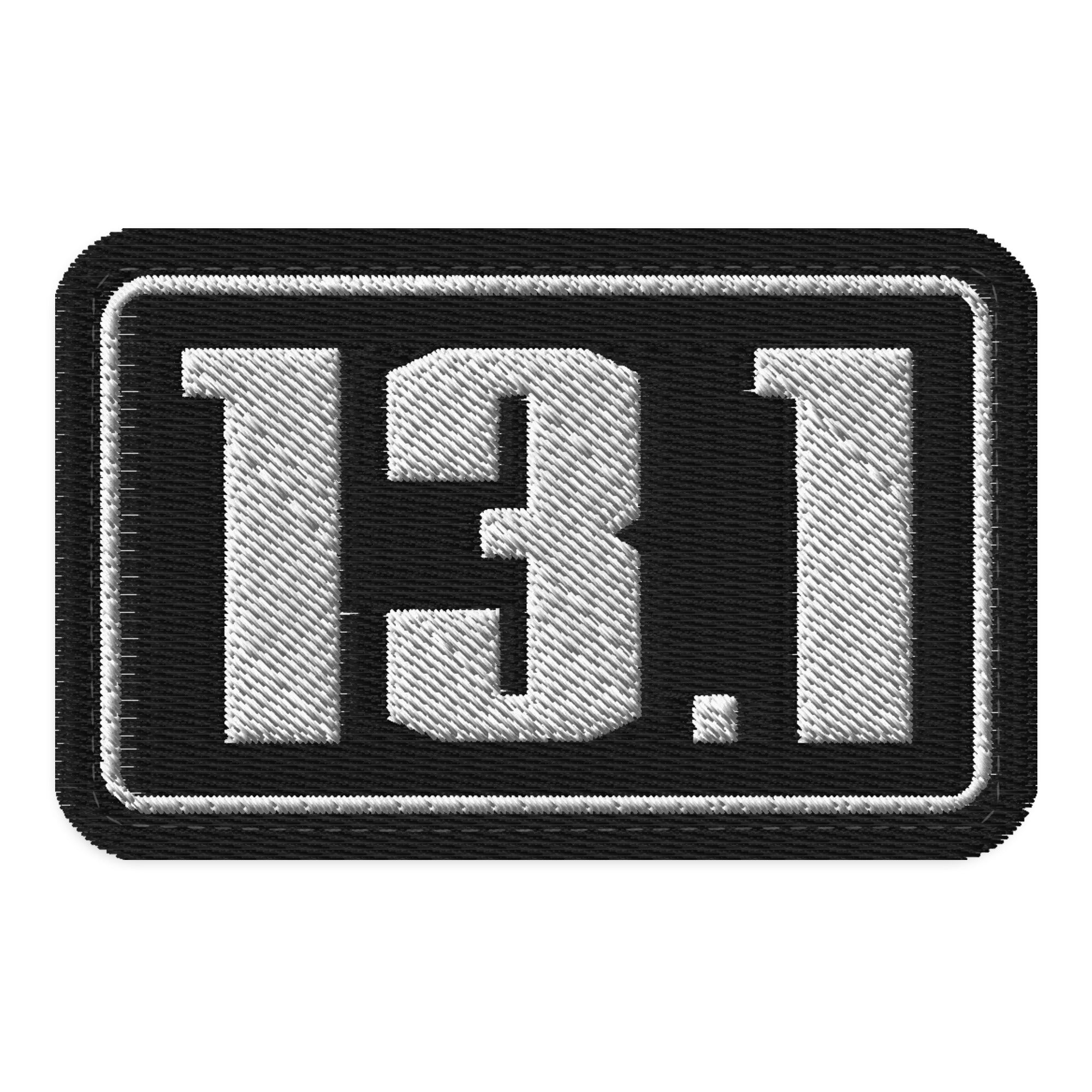 13.1 Half Marathon Finisher Patch V3 (Velcro)
