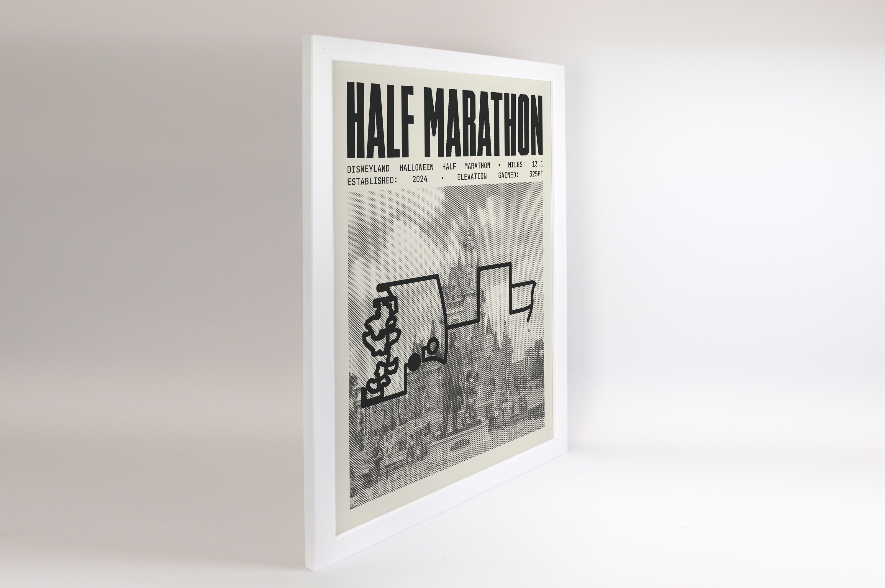 Disneyland Halloween Half Marathon Poster