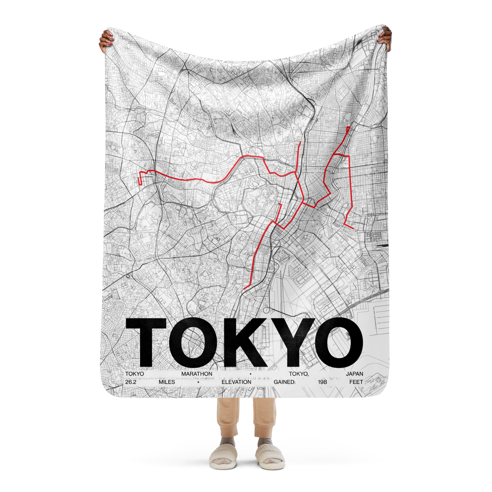 Tokyo Marathon Blanket