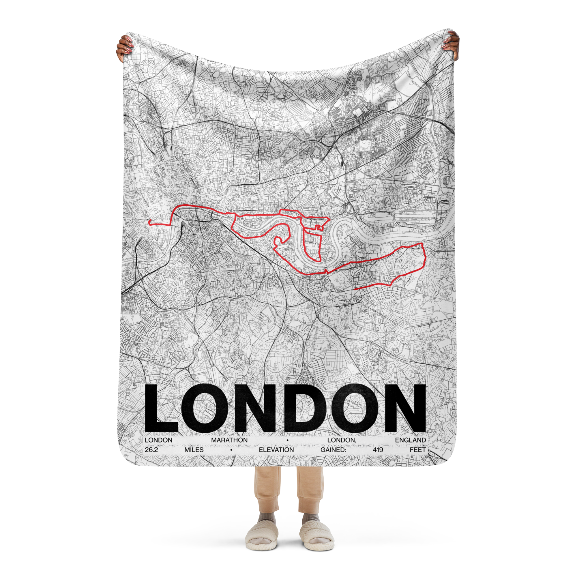 London Marathon Blanket