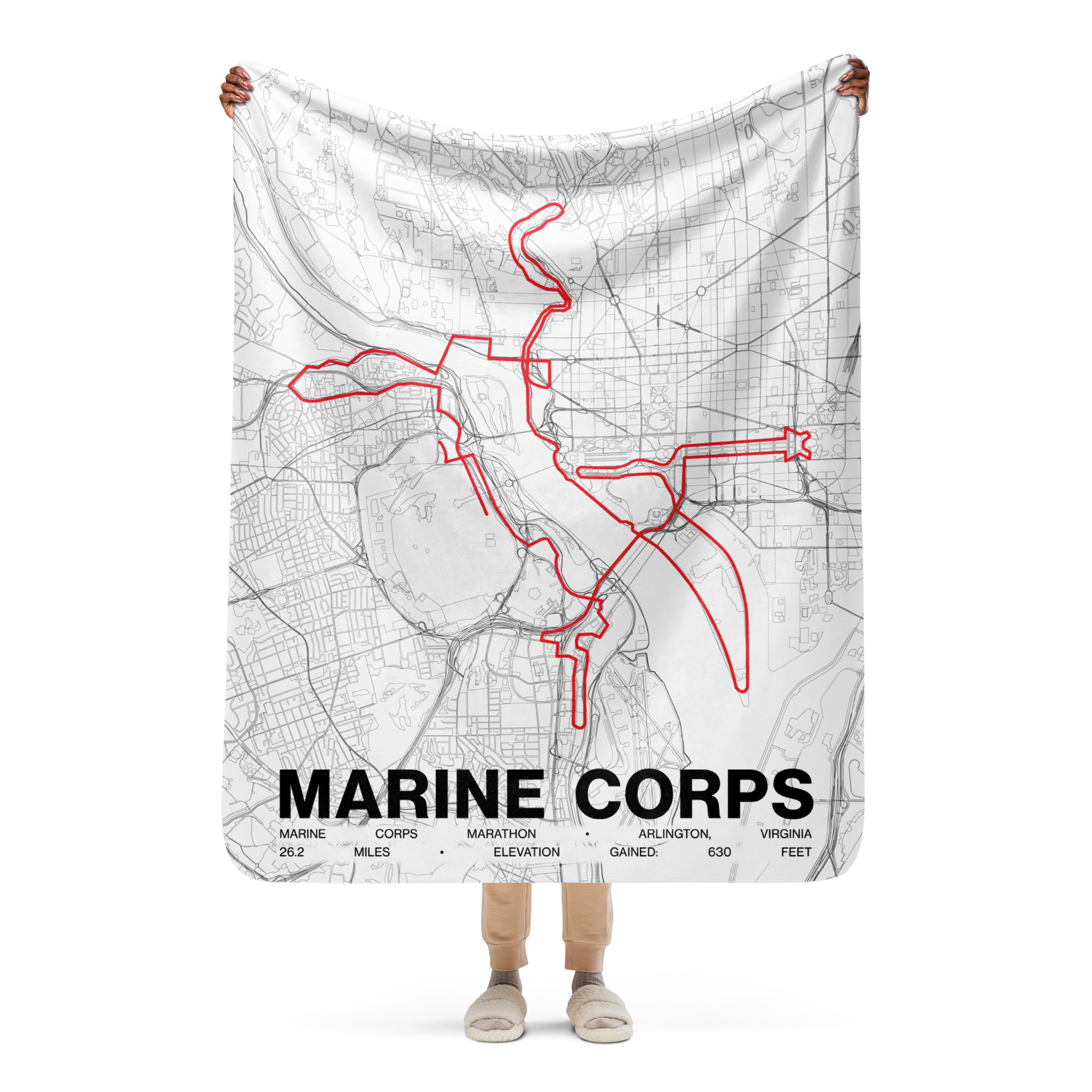 Marine Corps Marathon Blanket
