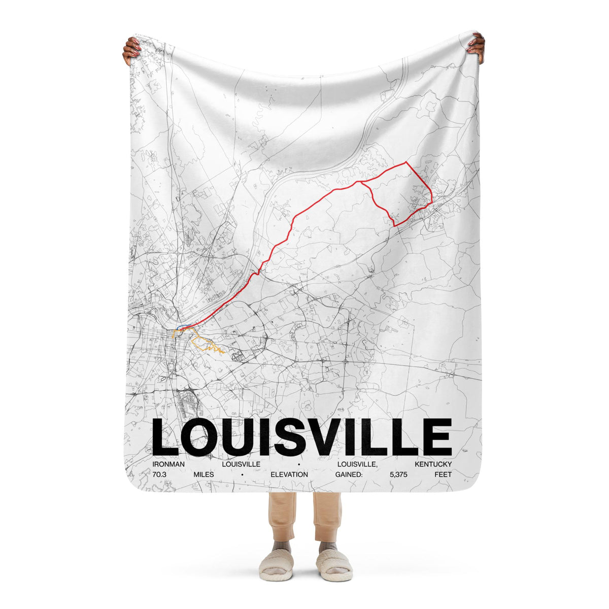 Ironman 70.3 Louisville Blanket