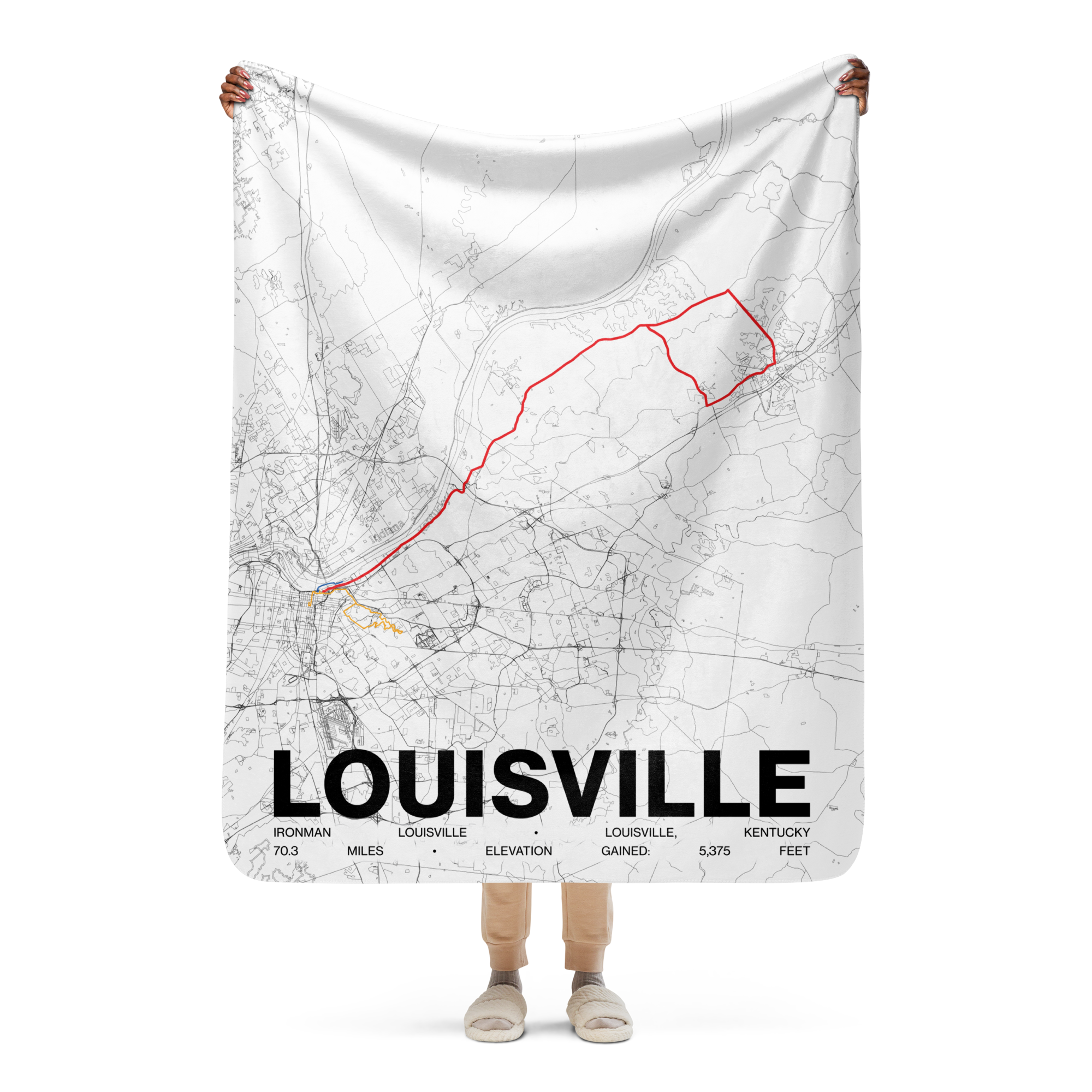 Ironman 70.3 Louisville Blanket