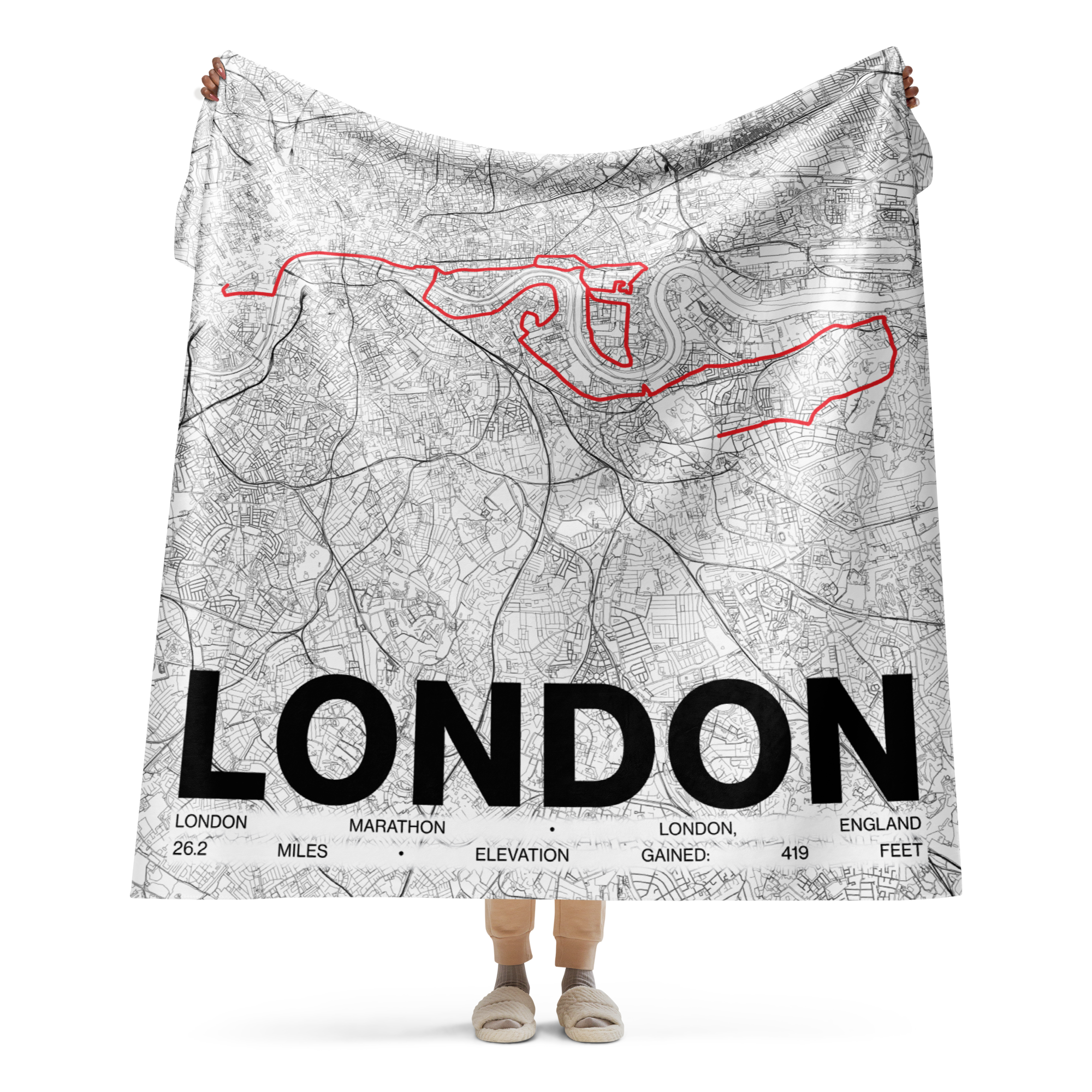 London Marathon Blanket