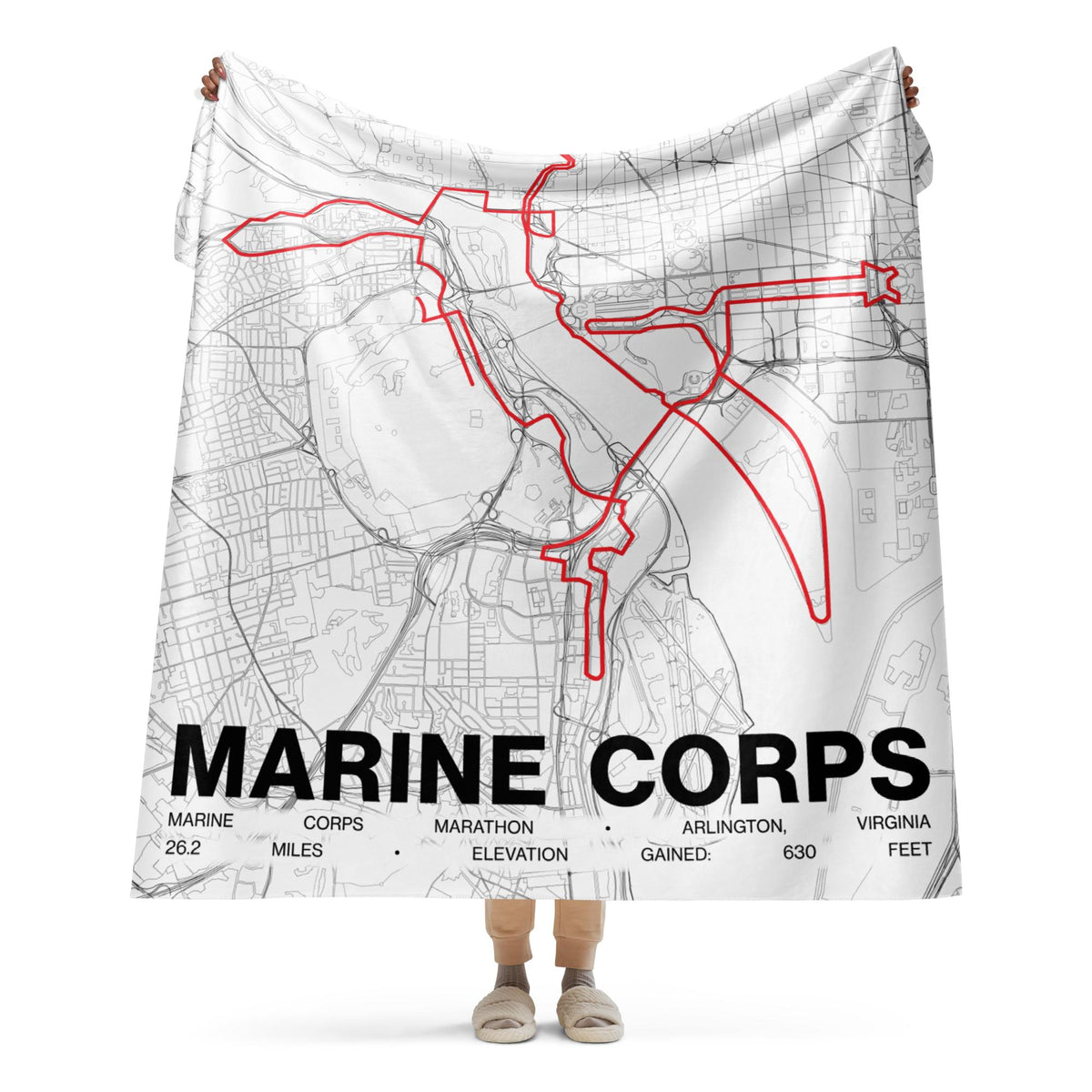 Marine Corps Marathon Blanket