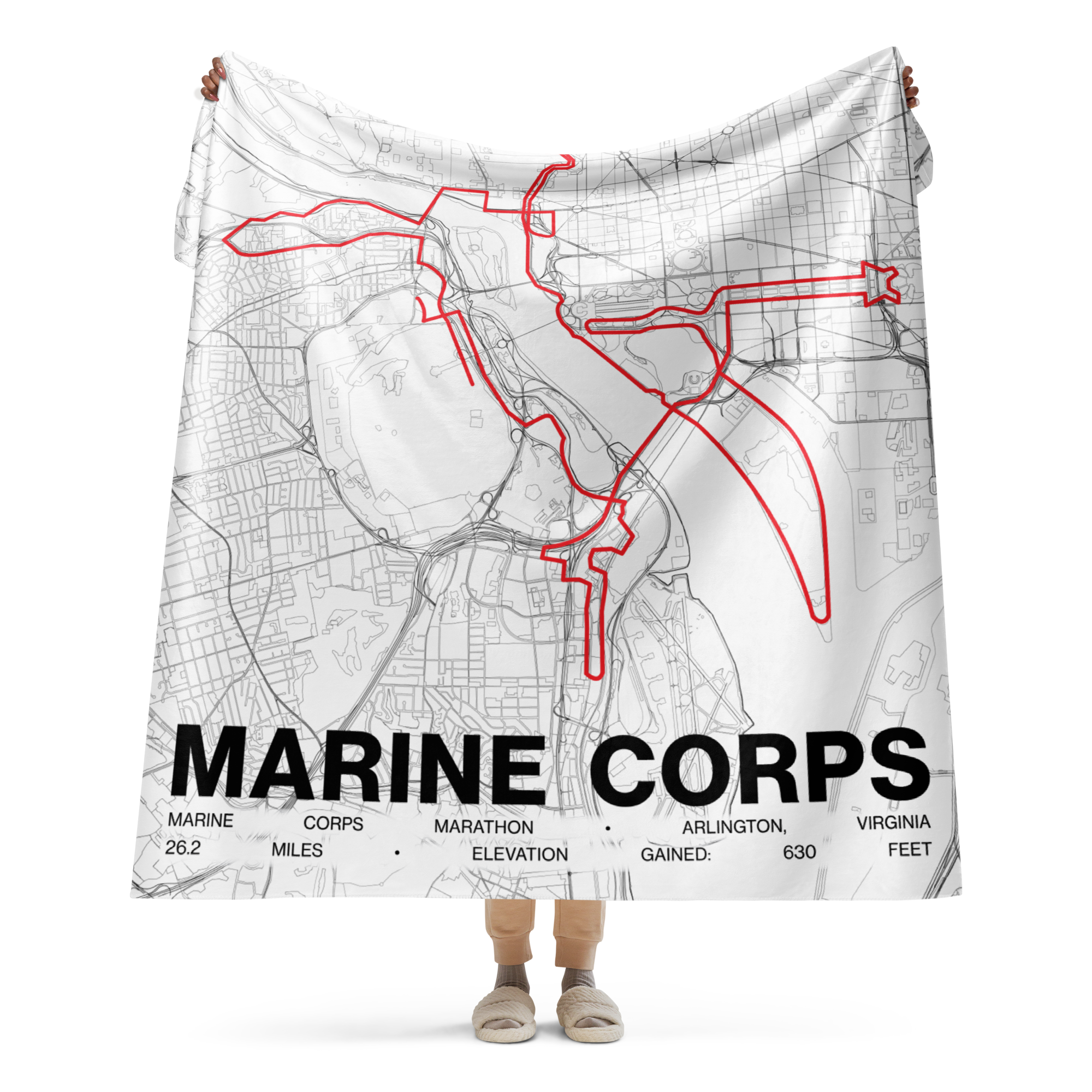 Marine Corps Marathon Blanket