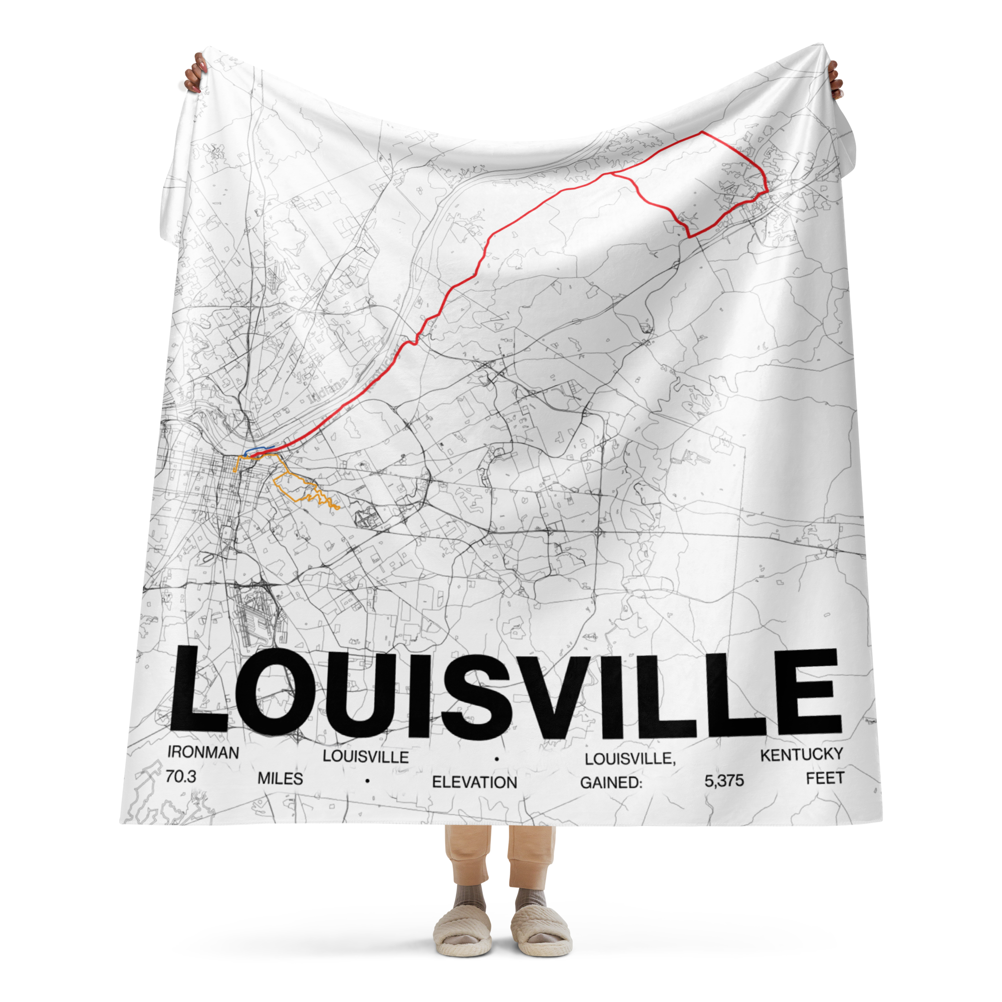 Ironman 70.3 Louisville Blanket