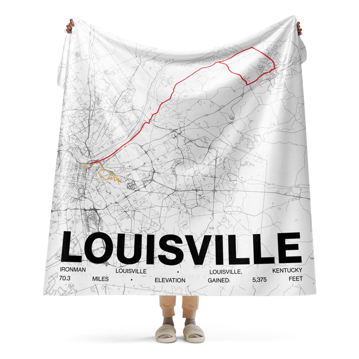 Ironman 70.3 Louisville Blanket