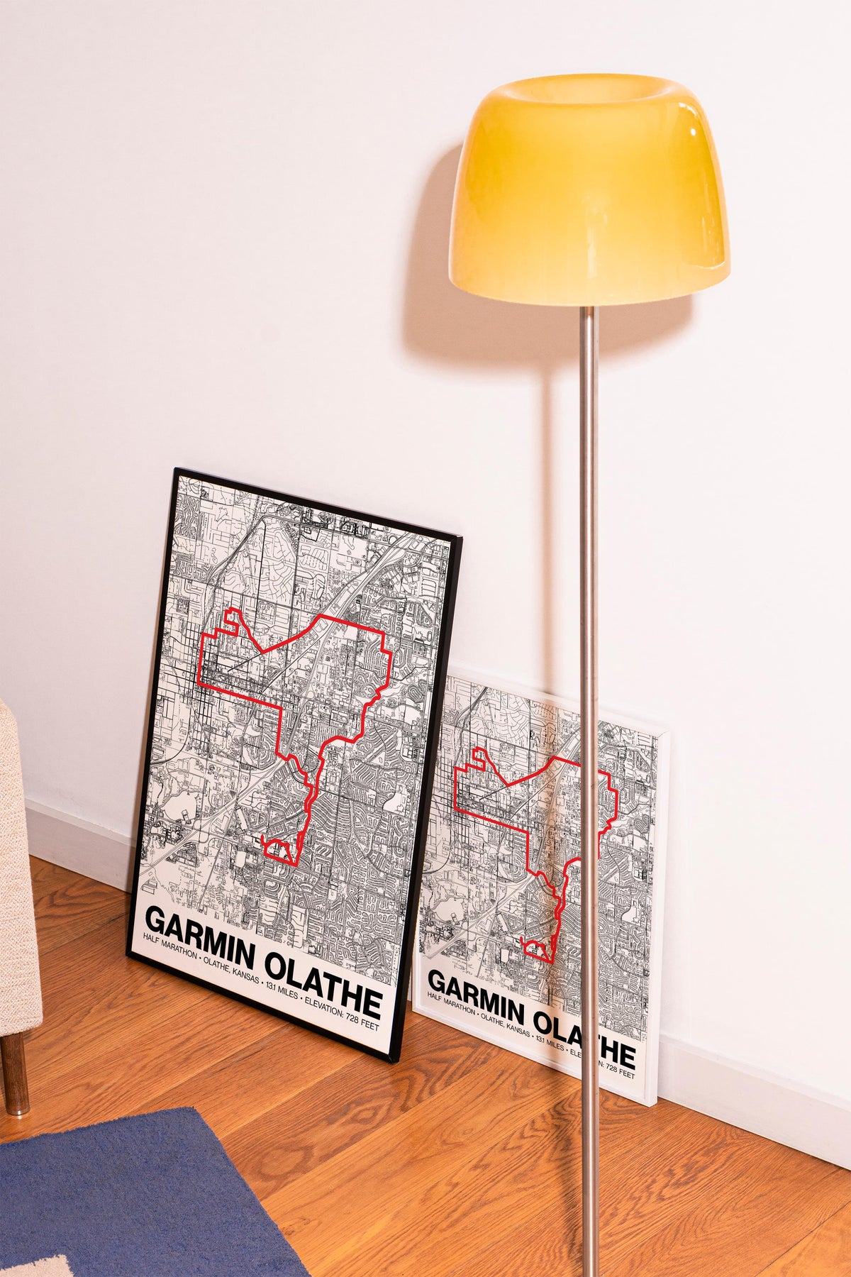 Garmin Olathe Half Marathon Poster - Grid Style