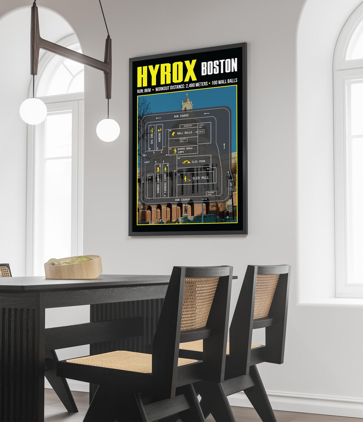 Hyrox Boston Poster