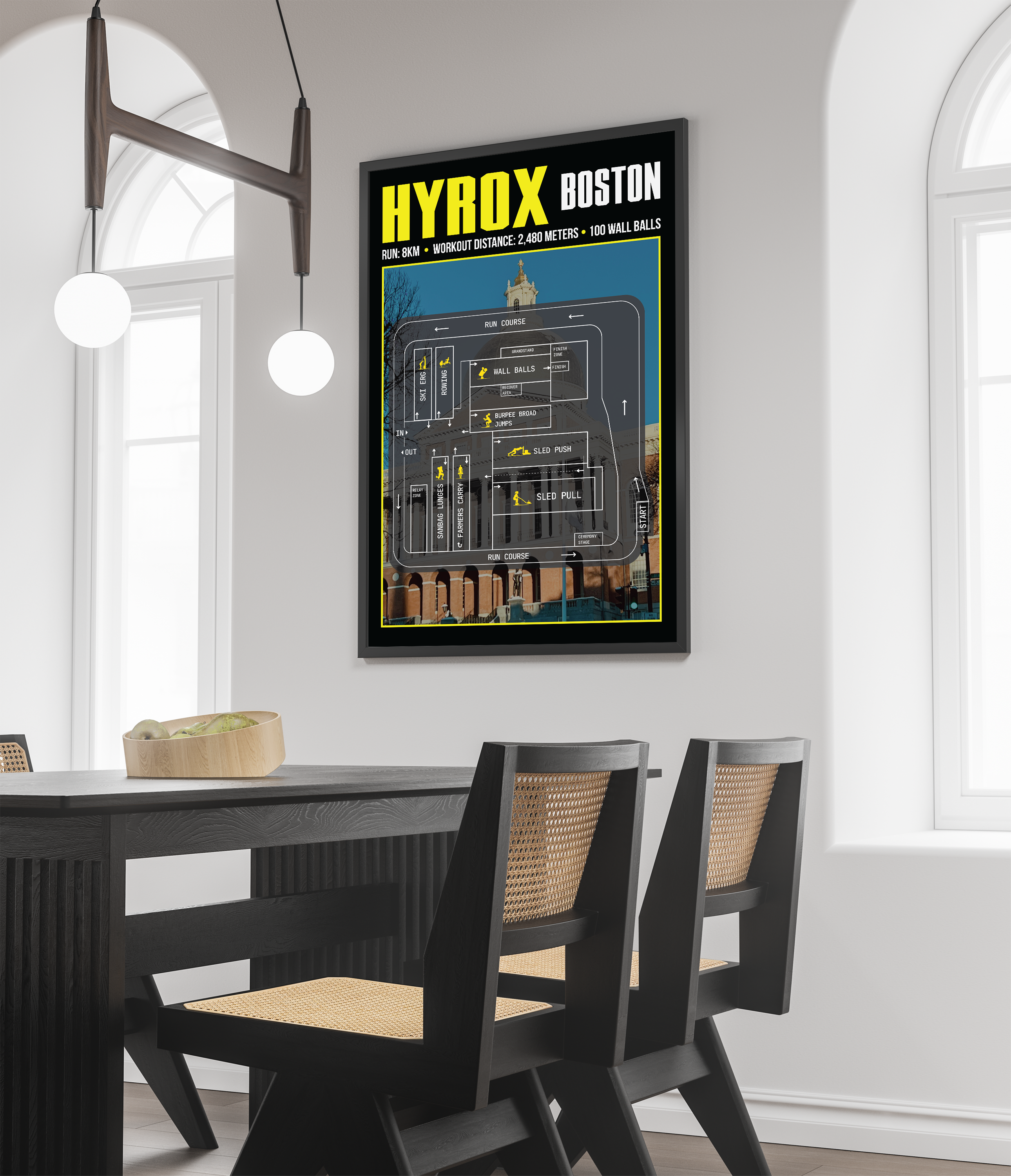 Hyrox Boston Poster