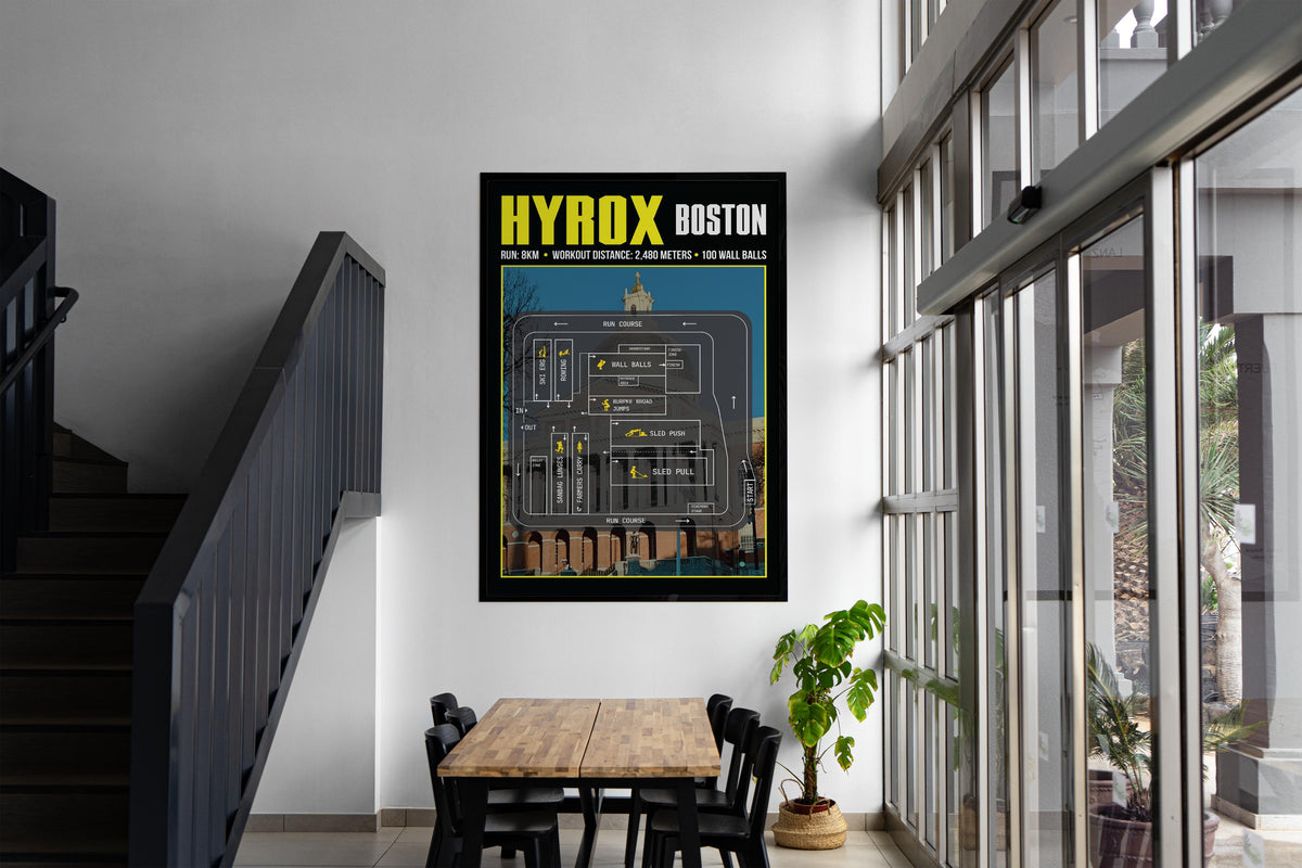Hyrox Boston Poster